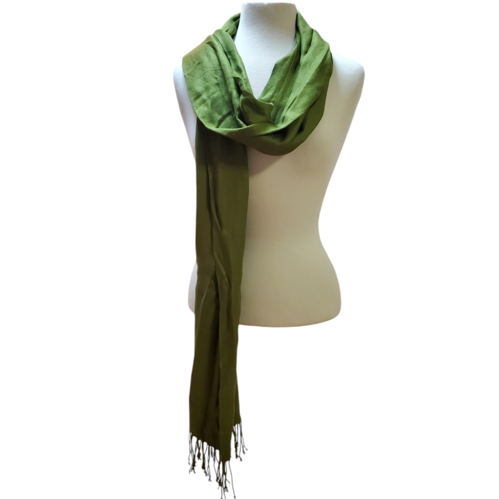 Green scarf